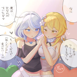 This is a pixiv picture whose title is Daily Life💙💛.