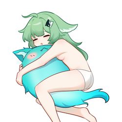 This is a pixiv picture whose title is 霍霍睡觉.