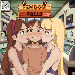 This is a pixiv picture whose title is Femdom Falls.