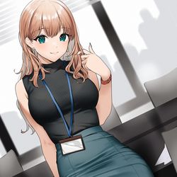 This is a pixiv picture whose title is OLの日.