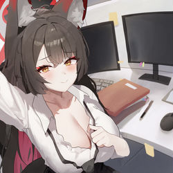 This is a pixiv picture whose title is ワカモ.