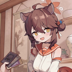 This is a pixiv picture whose title is 勇美カエデ.