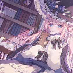 This is a pixiv picture whose title is 📚.