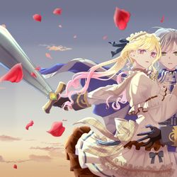 This is a pixiv picture whose title is しほさき【騎士×姫】.