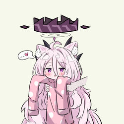 This is a pixiv picture whose title is 長いねこヒナちゃんは長い～.