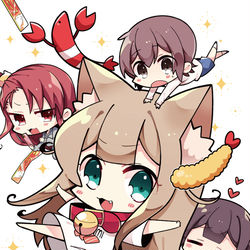 This is a pixiv picture whose title is 小倉さん家のきなこ第１巻.