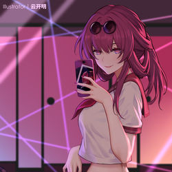 This is a pixiv picture whose title is 卡芙卡JK.