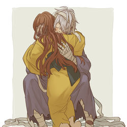 This is a pixiv picture whose title is 夫婦の時間.