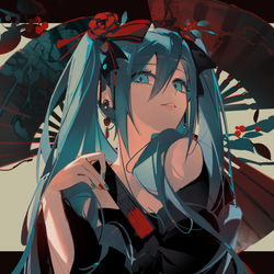 This is a pixiv picture whose title is 冬青.