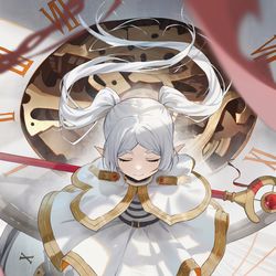 This is a pixiv picture whose title is フリーレン　１０１日目.
