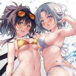 This is a pixiv picture whose title is Summer Ninja~.