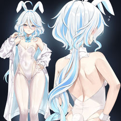 This is a pixiv picture whose title is Bunny Furina.