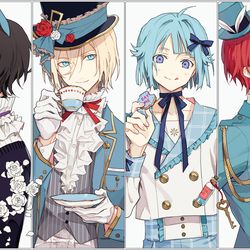 This is a pixiv picture whose title is ☕.