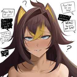 This is a pixiv picture whose title is 奴隷になったディシア.