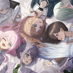 This is a pixiv picture whose title is MYGO.