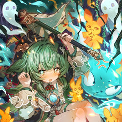 This is a pixiv picture whose title is 藿藿.