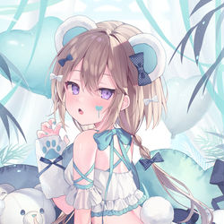 This is a pixiv picture whose title is 🐻‍❄️.