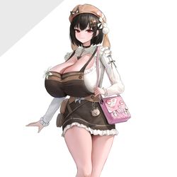 This is a pixiv picture whose title is 爆乳ちゃん [10年後].