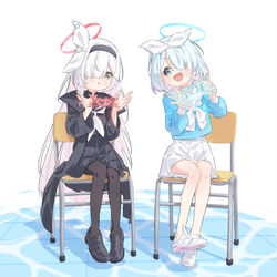 This is a pixiv picture whose title is アロプラのあやとり.