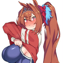 This is a pixiv picture whose title is ダイワスカーレット.