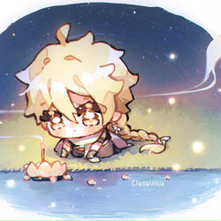 This is a pixiv picture whose title is 🪷.