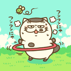 This is a pixiv picture whose title is まだまだ鍛えるふくまる.