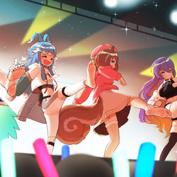 This is a pixiv picture whose title is VIV:ID SYNCHRO KICK.