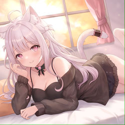 This is a pixiv picture whose title is 【Skeb】憂世いう 様.