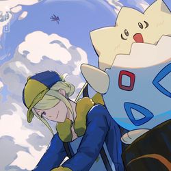 This is a pixiv picture whose title is トゲピーとウォロさん.