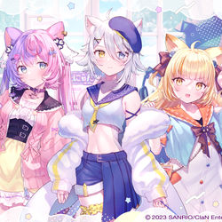 This is a pixiv picture whose title is 【仕事】サンリオ×ClaN新規VTuberプロジェクト.