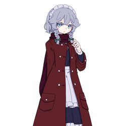 This is a pixiv picture whose title is チェスターコート咲夜.