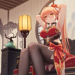 This is a pixiv picture whose title is 桂乃芬.