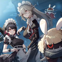 This is a pixiv picture whose title is ヴィクトリア家政.