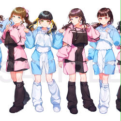 This is a pixiv picture whose title is 好好運動会🐼.