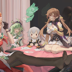 This is a pixiv picture whose title is 捉鬼小队的夜晚~.