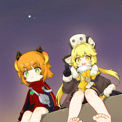 This is a pixiv picture whose title is 虎克和安妮~.