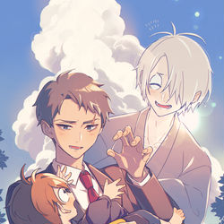 This is a pixiv picture whose title is 父親.