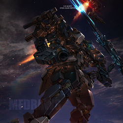 This is a pixiv picture whose title is STEEL HAZE ORTUS.