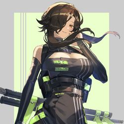 This is a pixiv picture whose title is にじさんじ白雪巴さん新衣装.