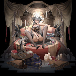 This is a pixiv picture whose title is Good night..