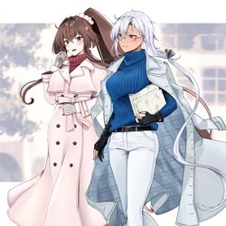 This is a pixiv picture whose title is 冬のお出かけ.