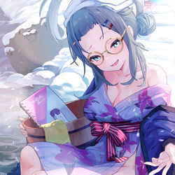 This is a pixiv picture whose title is ❄️♨️.
