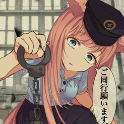 This is a pixiv picture whose title is ぴんくのおまわりさん.