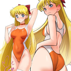 This is a pixiv picture whose title is セーラームーン-セーラーヴィーナス（愛野美奈子).