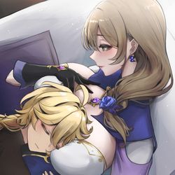 This is a pixiv picture whose title is Comfiest of Pillows.