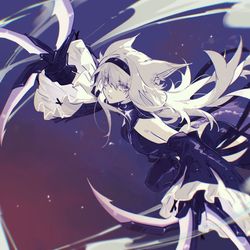 This is a pixiv picture whose title is 🐺.