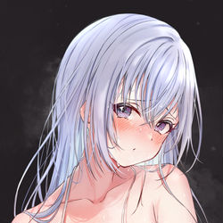 This is a pixiv picture whose title is 鈴木羽那は撮影が苦手…………？.