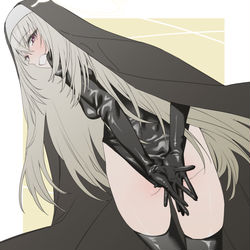 This is a pixiv picture whose title is kakugo.