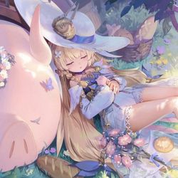 This is a pixiv picture whose title is 「DUET NIGHT ABYSS」トリュフ&ヘーゼルナッツ.