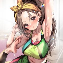 This is a pixiv picture whose title is 鳩のポーズ.